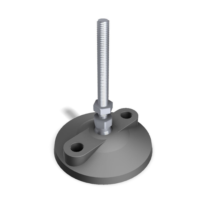 Adjustable foot D80 M8x80 PA anchor